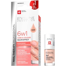 Eveline Cosmetics Nail Therapy Professional Konzentrierter Nagelconditioner - Nude, 5 ML - Stärkend, Nährend, Langanhaltend