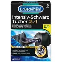 Dr. Beckmann Intensiv-Schwarz 2in1, 6 Tücher