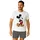 MICKEY MOUSE Pyjama Set Kurz - weiß/grau - XXL