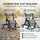 foreversenior 2 in 1 Rollator mit Federung grau/schwarz