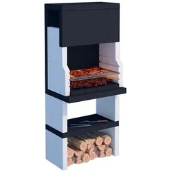Linea VZ Stoccolma - Grillkamin für Holz/Holzkohle