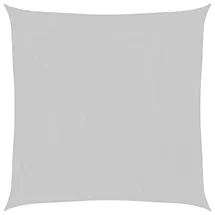 vidaXL Sonnensegel Hellgrau 4x4 m 100% Polyester Oxford