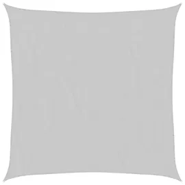 vidaXL Sonnensegel Hellgrau 4x4 m 100% Polyester Oxford
