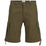 JACK & JONES Cole Barkley Cargo Shorts Olive Night S