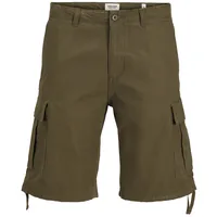 JACK & JONES Cole Barkley Cargo Shorts Olive Night S