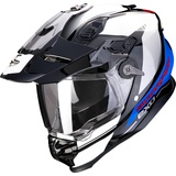 Scorpion ADF-9000 Air Trail Motocross Helm, schwarz-weiss-blau, Größe S