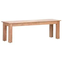 Landscape Sitzbank, Akazie, Holz, Akazie, massiv, 2-3-Sitzer, 140x45x40 cm,