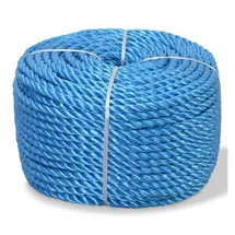 vidaXL Polypropylenseil 8 mm 500 m Blau