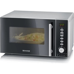 Severin Mikrowelle m.Grill, Mikrowelle, Silber