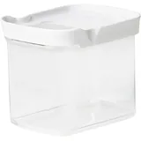 Emsa Optima Schüttdose transparent weiß 1 l
