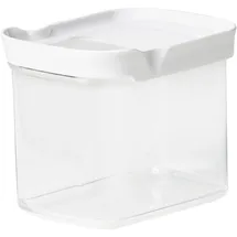 Emsa Optima Schüttdose transparent weiß 1 l