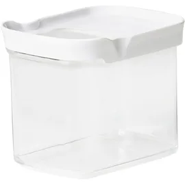 Emsa Optima Schüttdose transparent weiß 1 l