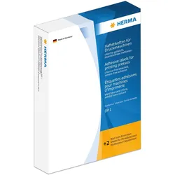 HERMA Haftetiketten für Druckmaschinen DP1 52x82mm weiß VE=24x1000 Stück