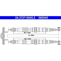 Seilzug Feststellbremse ATE 24.3727-0545.2 für Lancia Fiat Thema SW Croma