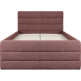 OTTO products Polsterbett »Merrit«, Quernaht im Kopf- und Fußteil, in 5 Breiten, auch in 220 cm Länge