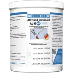 WEICON AL-H Hochleistungsfett, lebensmittelechtes Hochtemperaturfett, 1 kg, weiß