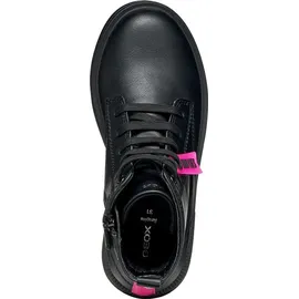 GEOX Eclair Ankle-Boots Schwarz/Fuchsia 29