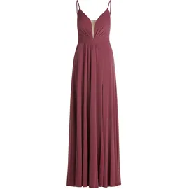 Vera Mont Abendkleid Grau/Dunkelrot 32