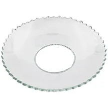 Wiedemann Glas-Kerzenmanschette (Tropfenfänger) "Gezackt" für Kerzen bis Ø 25 mm (Spitzkerzen, Tafelkerzen)