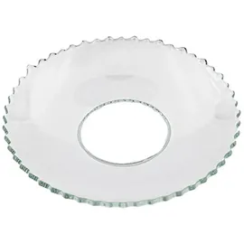Wiedemann Glas-Kerzenmanschette (Tropfenfänger) "Gezackt" für Kerzen bis Ø 25 mm (Spitzkerzen, Tafelkerzen)
