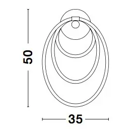 Nova Luce Cerelia (9082091) Gold