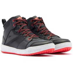 Dainese Suburb D-WP, Schuhe wasserdicht - Schwarz/Weiß/Rot - 42 EU