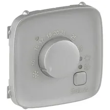 Legrand Abdeckung für elektronisches Raumthermostat Aluminium