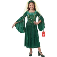 Fun Shack Mittelalter Kostüm für Mädchen, Burgfräulein Kleidung, Ideal für Karneval und Halloween, L