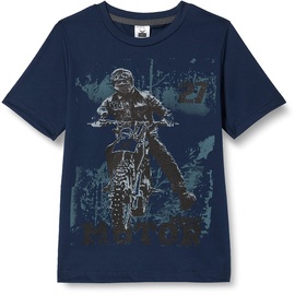 Trigema Jungen T-Shirt mit coolem Motorrad-Motiv«, (1 tlg.), blau