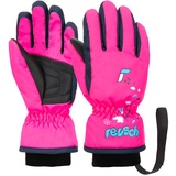 Reusch Unisex Baby Kids Angenehm Warme und Winddichte Skihandschuhe Alltagshandschuhe Babyhandschuhe Schnee Schlittenfahren Winter-Handschuhe, rosa/blau, II