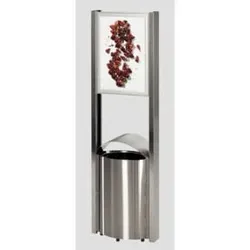 VAR Standgerät AG 78 mit Werbeflächen Edelstahl 50 l