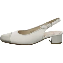 ARA Damen Nizza Pumps, Platin,MARMOR, 38,5 EU Weit