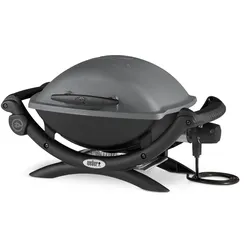 Weber Elektrogrill Q-TM 1400 Aluguß Schwarz