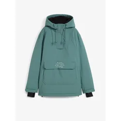 bonprix Ski Funktions-Schlupfjacke mit Fleece-Futter wasserdicht, grün, 46