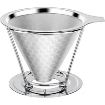 ceuao Kaffeefilter Wiederverwendbar Edelstahl mit abnehmbarem Ständer
