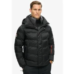 Superdry für Herren. MS110175A Gepolsterte Sportjacke schwarz (XXL), Lässig, Sportlich, Schnee, Nachhaltig, Recyceltes Nylon
