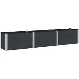 vidaXL Hochbeet 300 x 50 x 54 cm Schwarz