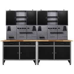 Ondis24 Werkstatt-Set »Werner«, anthrazit, Metall - grau