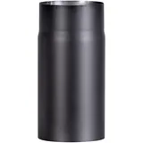 FireFix Ofenrohr Ø 120 mm Metall 25 cm schwarz