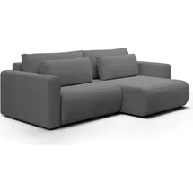 petits-meubles Eckcouch Grau 3-Sitzer