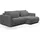 petits-meubles Eckcouch Grau 3-Sitzer