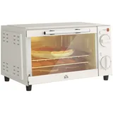 HOMCOM - Minibackofen - 35L x 24,6B x 20H cm - weiß