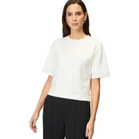 Zero Pullover mit Punkt-Stickerei in Offwhite | Gr.: 36