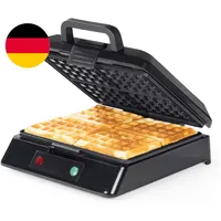 Gourmetmaxx Waffeleisen Für 4 Belgische Waffeln | Waffelautomat Mit Antihaftbesc