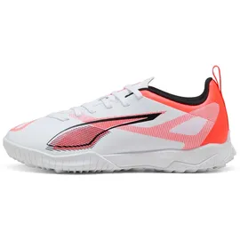 Puma Ultra 5 Play TT Multinocken-Fußballschuhe Kinder 01 - PUMA white/PUMA black/glowing red 38