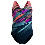 Speedo Digi Placement Splashback Badeanzug - Coral Sands - 15-16 Jahre