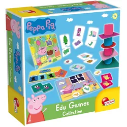 Lisciani 86429 - Peppa Wutz Spielesammlung Lernspiele Gedächtnis Entwicklung lernen Kinder Pig