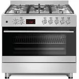 GASLINE GAG90GOXEL – 90cm mit 5 Hochleistungsbrennern, Elektro-Backofen Erdgas Flüssigas