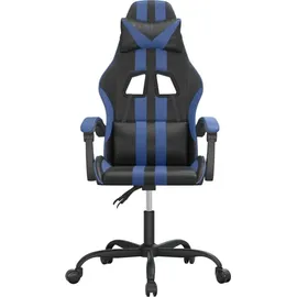 vidaXL Gaming-Stuhl Drehbar Blau