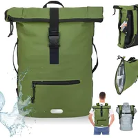 Elephant Gin Rucksack Plane Time Bag Evo 24 L Kurierrucksack Roll-Top Herren Angeln Paintball Jagd Freizeitrucksack Laptoprucksack wetterfest Outdoor Elephant + - Grün